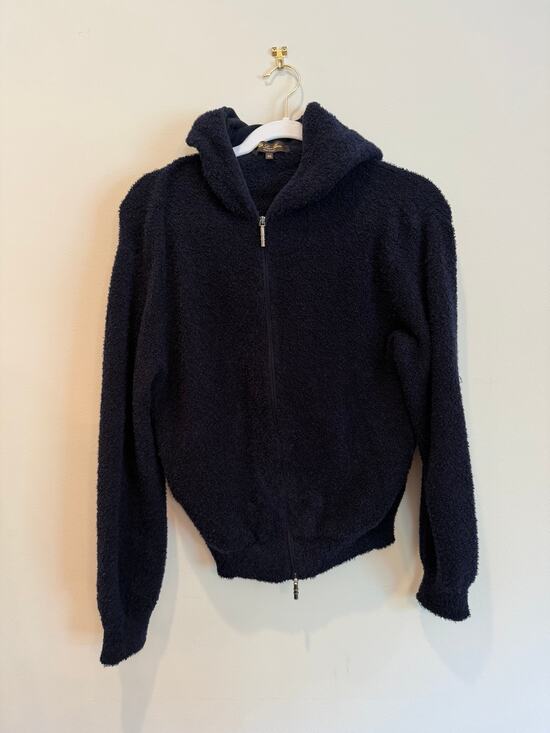 Loro Piana Jackets & Blazers - Loro Piana Bouclé Silk Cashmere Zip Jacket